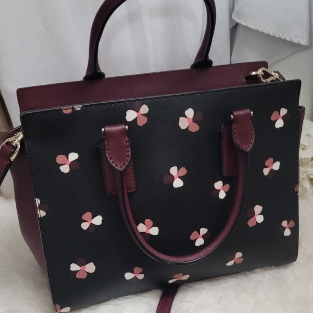 Kate Spade medium floral satchel